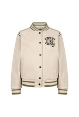 Indian Blue Jeans Baseball Jacket Lily White