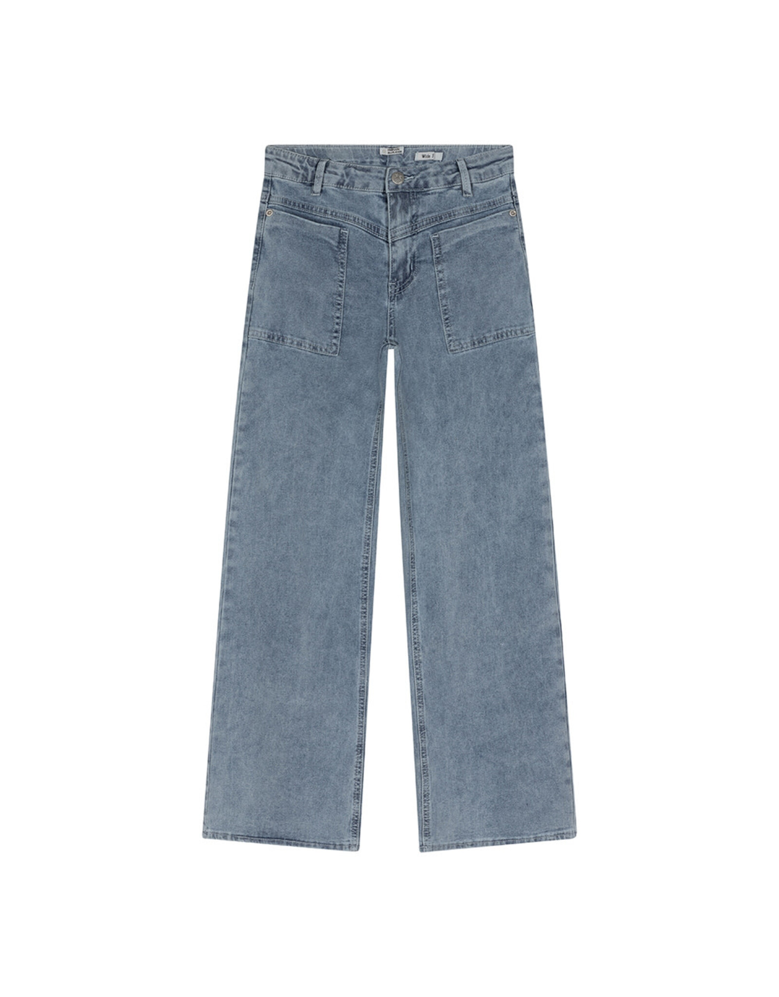 Indian Blue Jeans Blue Joy Worker Wide Fit Light Denim