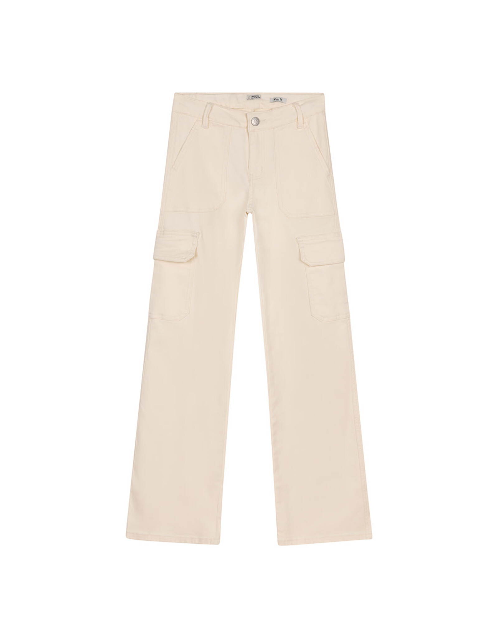 Indian Blue Jeans Cargo Denim Wide Fit Lily White