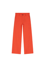 Indian Blue Jeans Wide Pants Pantalon Stretch Bright Coral