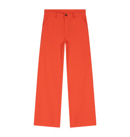 Indian Blue Jeans Wide Pants Pantalon Stretch Bright Coral