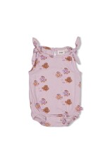 Feetje Romper AOP - Splash Lila
