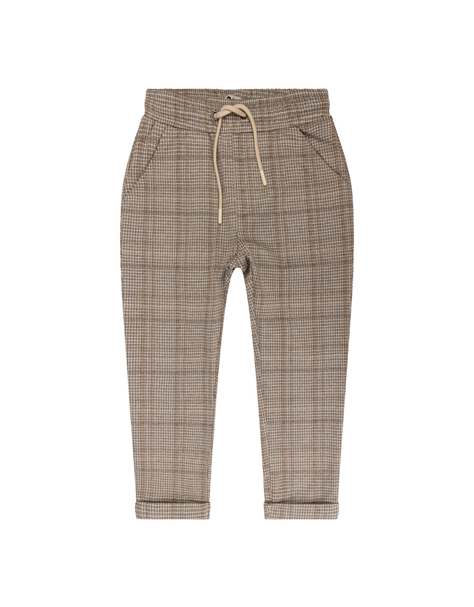 Daily7 Check Pants Camel sand