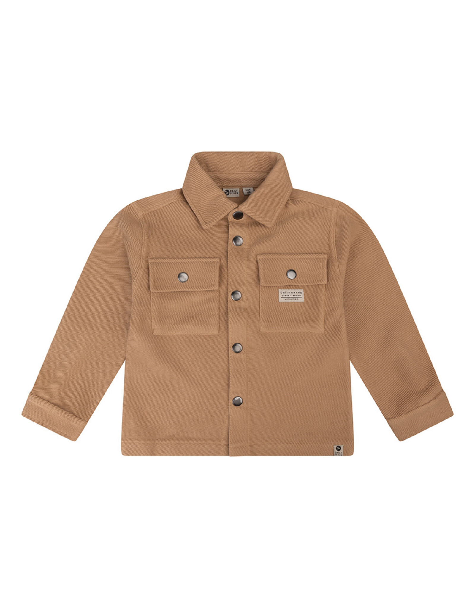 Daily7 Shirt Jacket Structure Camel sand