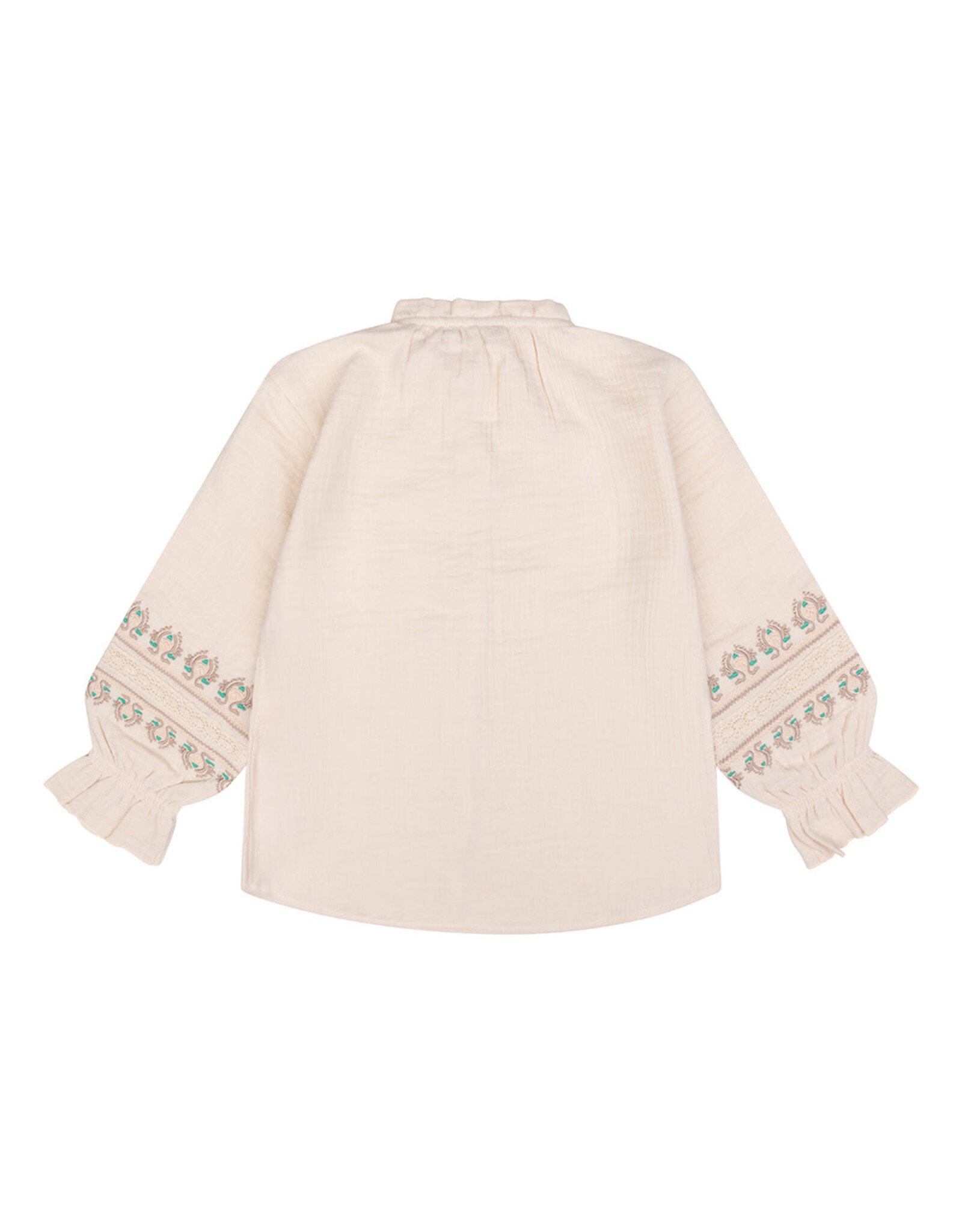 Daily7 Shirt Longsleeve Embroidery Sandshell