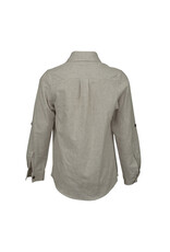 KIE Stone Boy job stripe sand overhemd