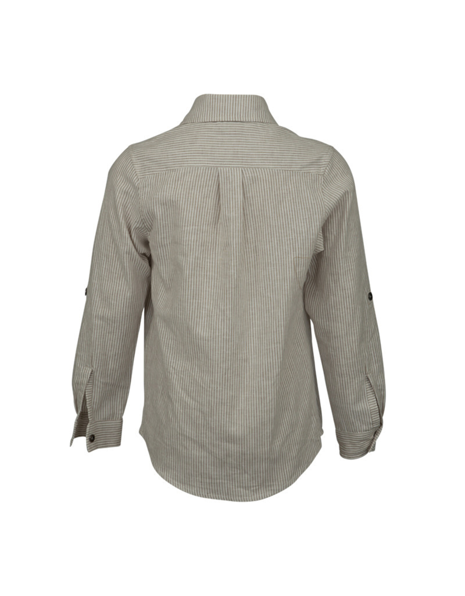 KIE Stone Boy job stripe sand overhemd