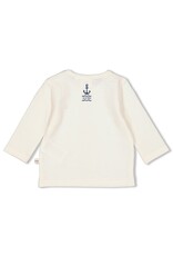 Feetje Longsleeve - Let's Sail Offwhite