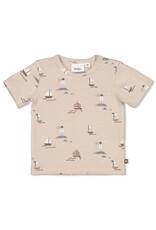 Feetje T-shirt AOP - Let's Sail Zand