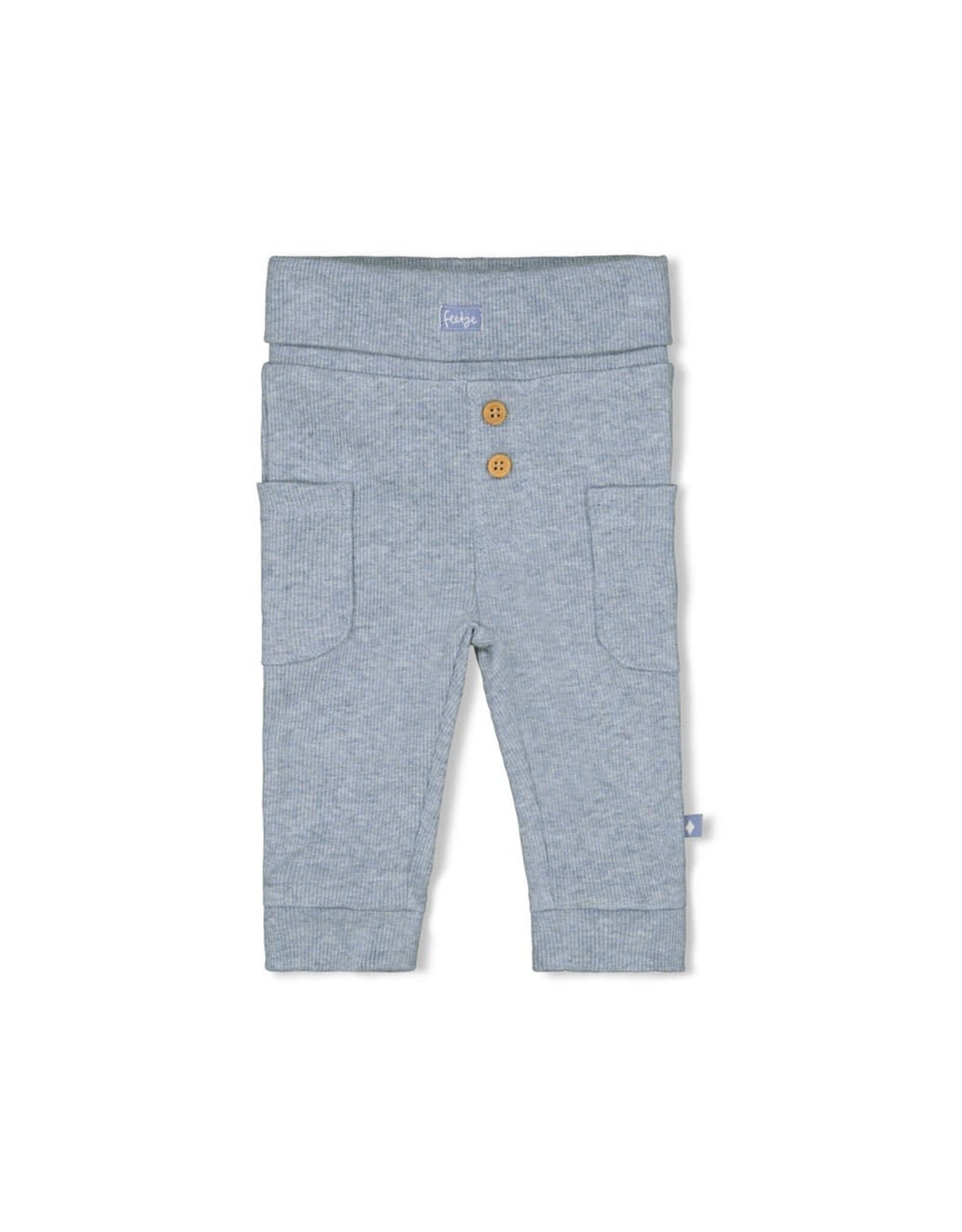 Feetje Broek - A-Roarable Indigo melange