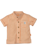 BESS Blouse Striped Orange Paradise Z24