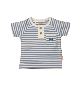 BESS Shirt sh.sl. Striped White Z24