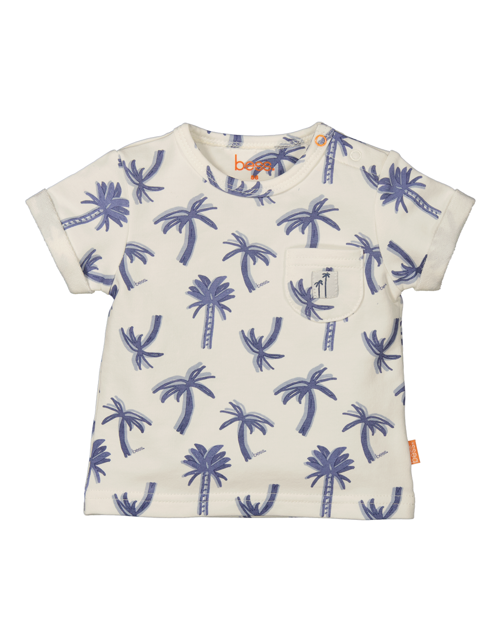 BESS Shirt sh.sl. AOP Palm Dessin Z24