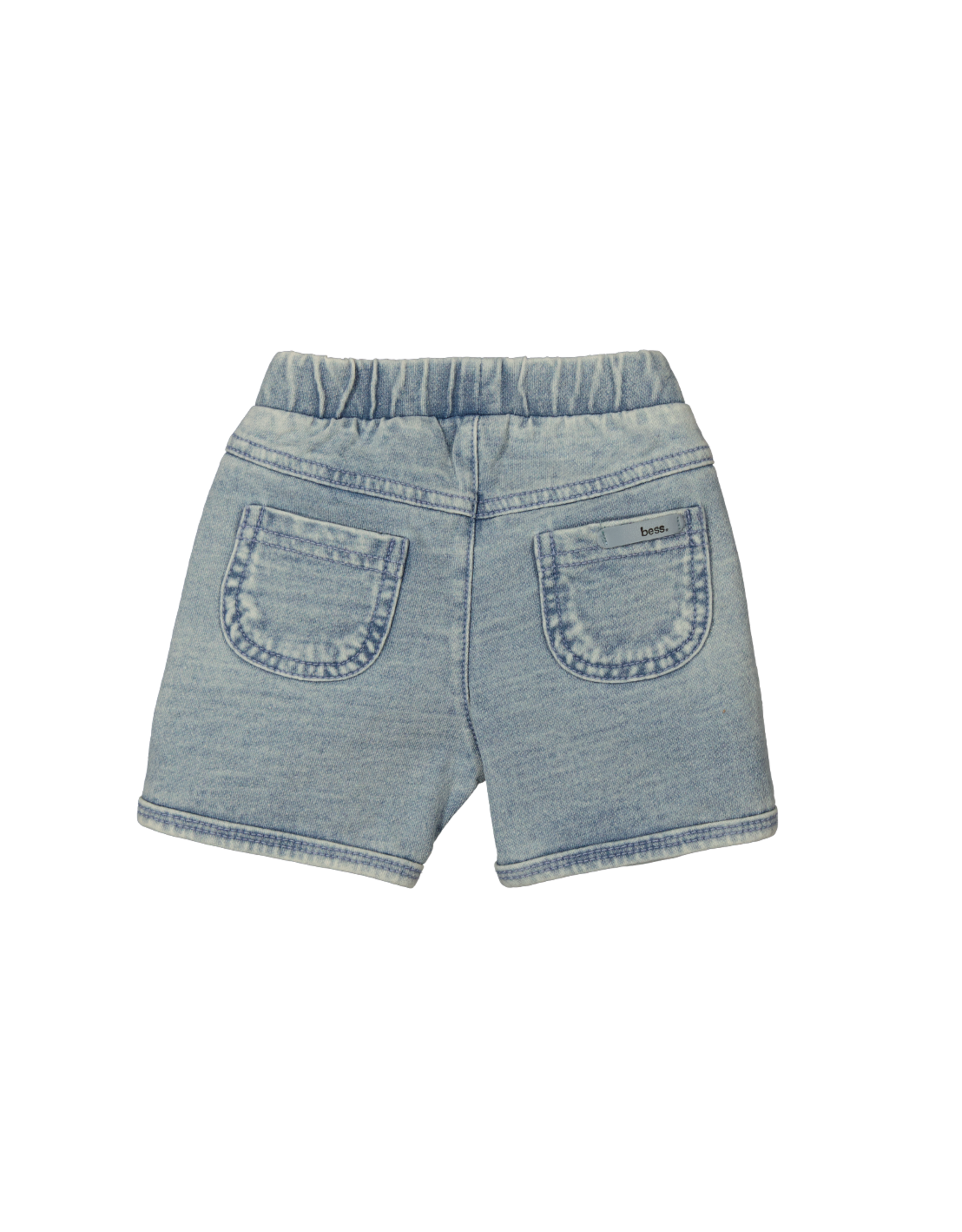 BESS Short Jog Denim Light Wash Z24