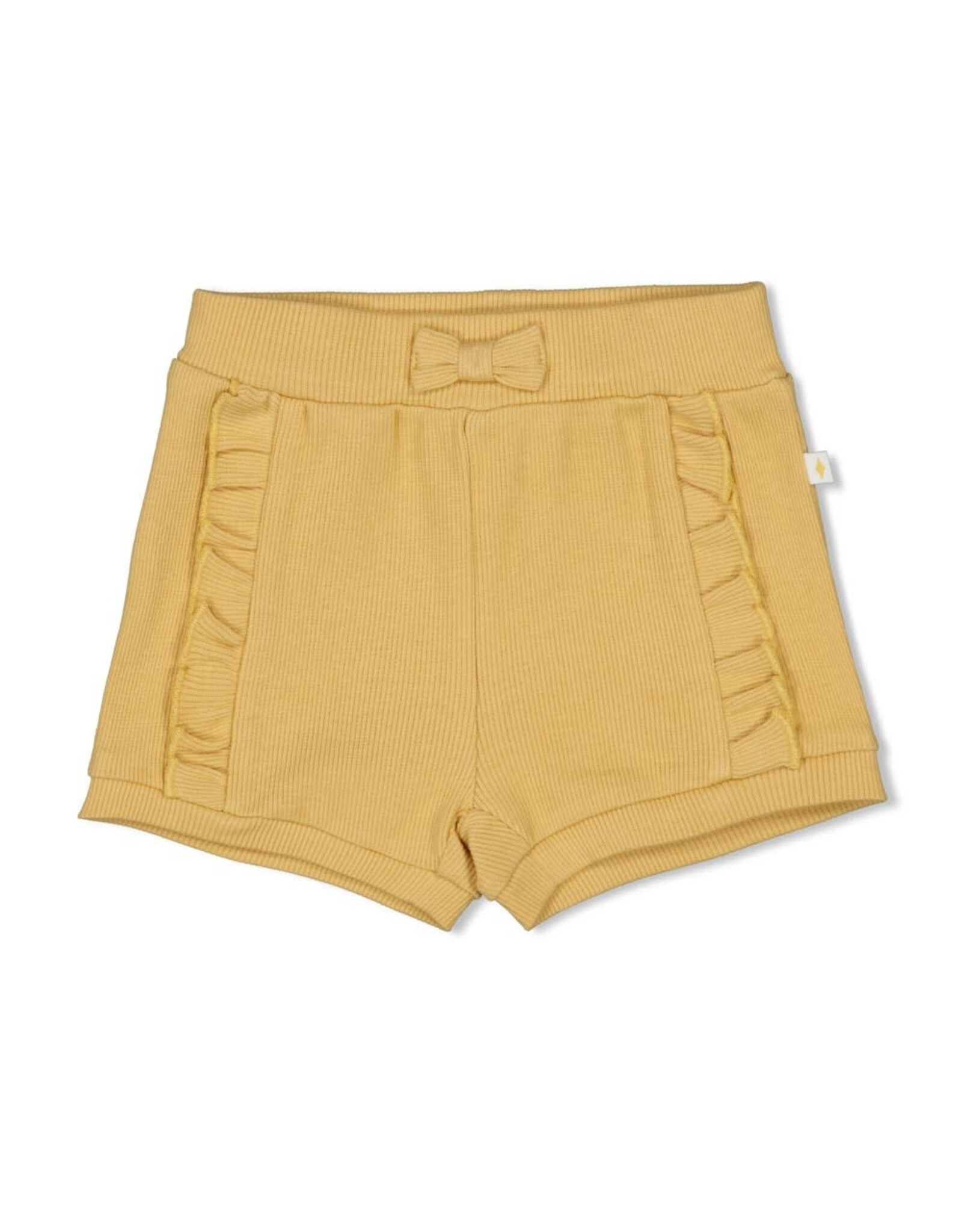 Feetje Short - Sunny Love Okergeel