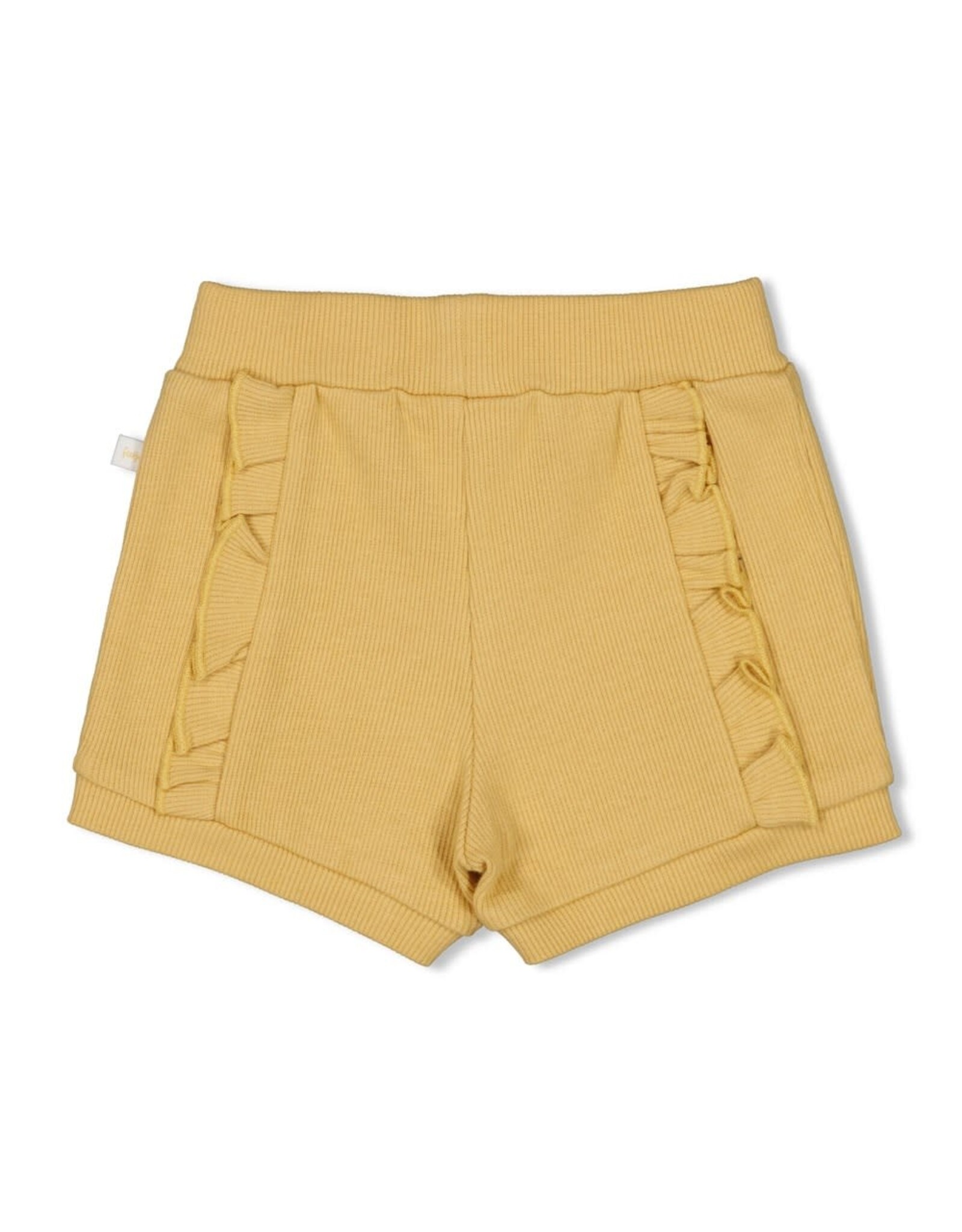 Feetje Short - Sunny Love Okergeel