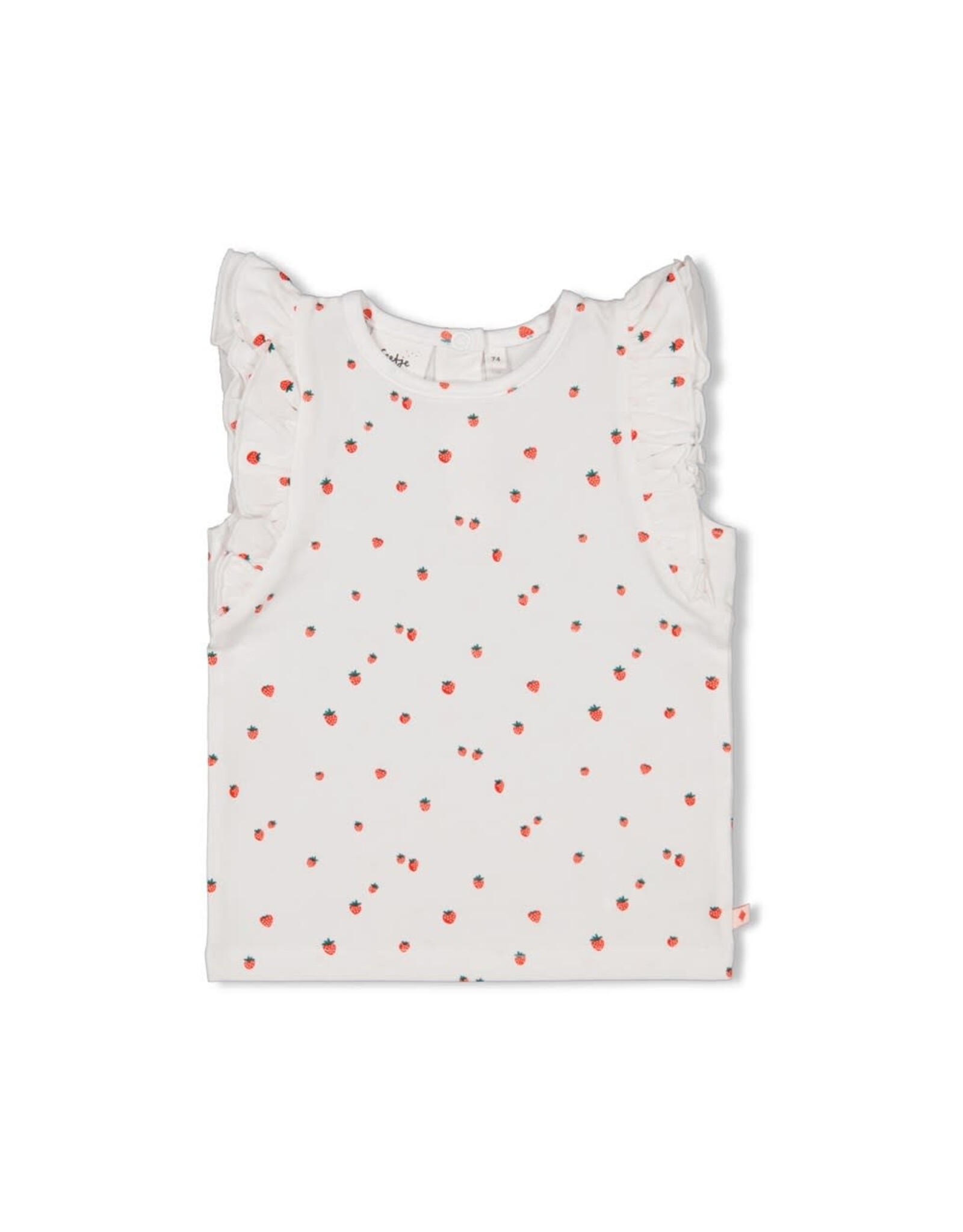 Feetje T-shirt AOP - Berry Nice Wit Z24