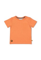 Feetje T-shirt - Checkmate Neon Oranje Z24