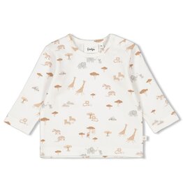 Feetje Longsleeve AOP - Welcome Wild One Offwhite