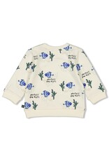 Feetje Sweater AOP - Protect Our Reefs Offwhite