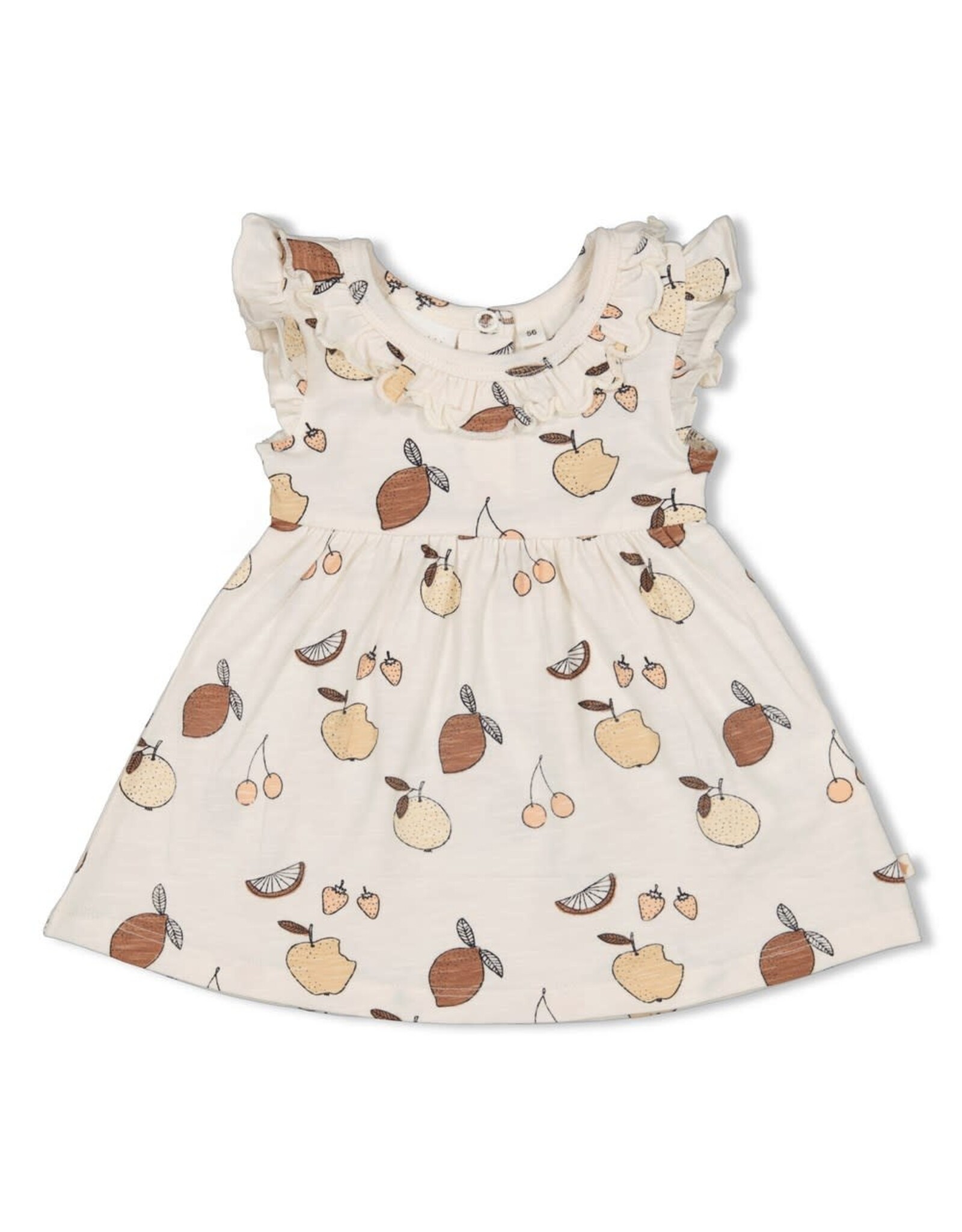 Feetje Jurk AOP - Cutie Fruity Offwhite