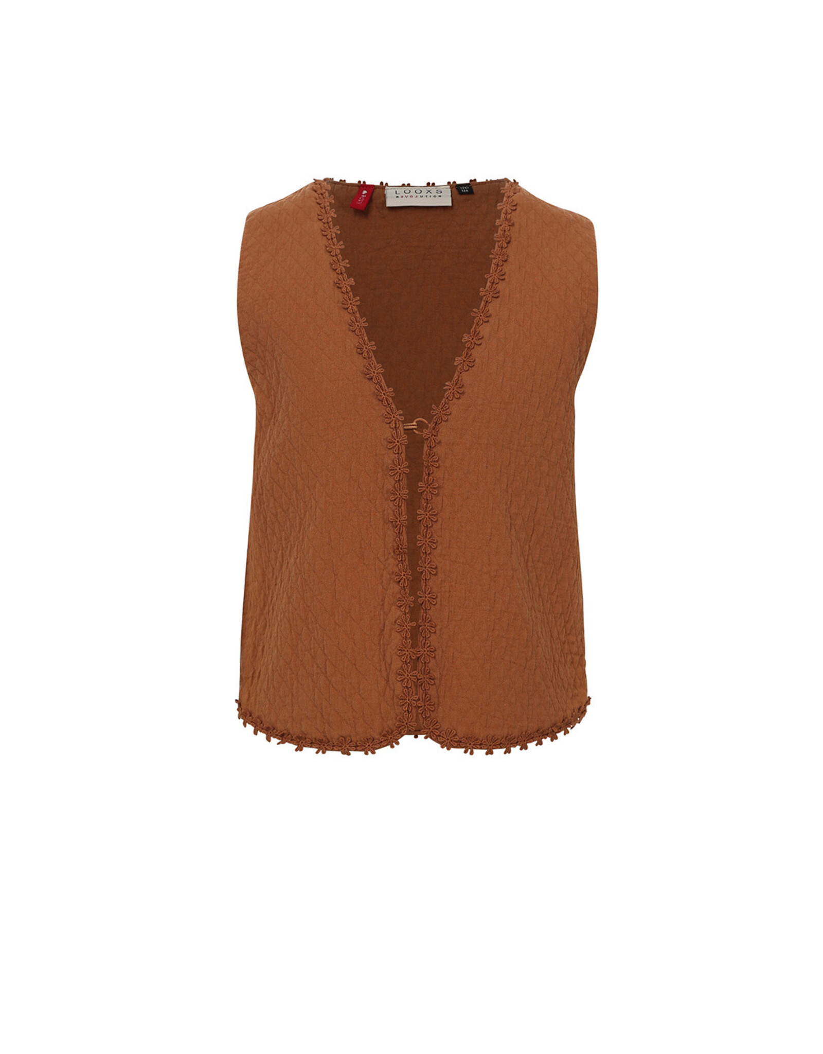 Little Looxs Little gilet caramel Z24