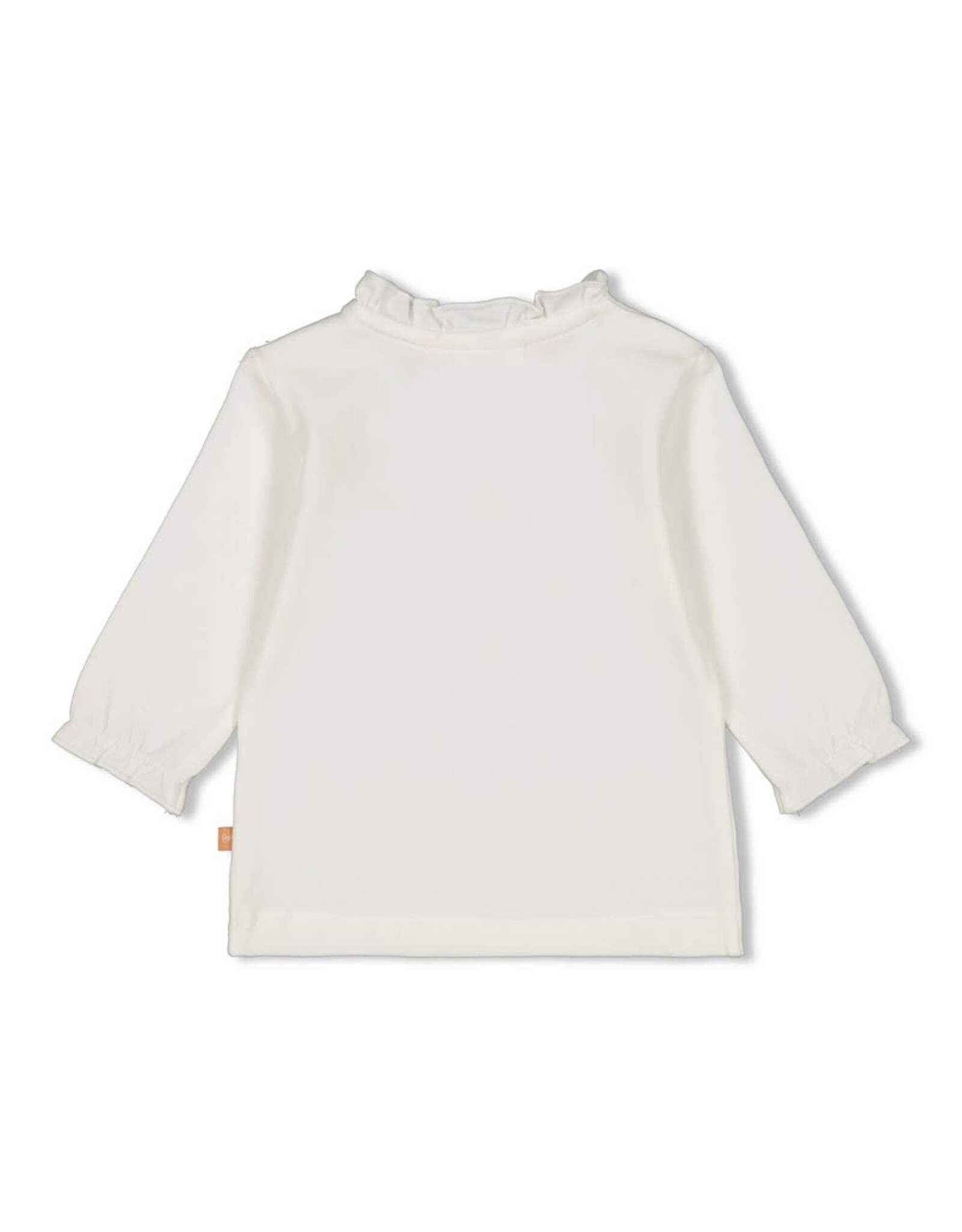 Feetje Longsleeve - Bloom With Love Offwhite