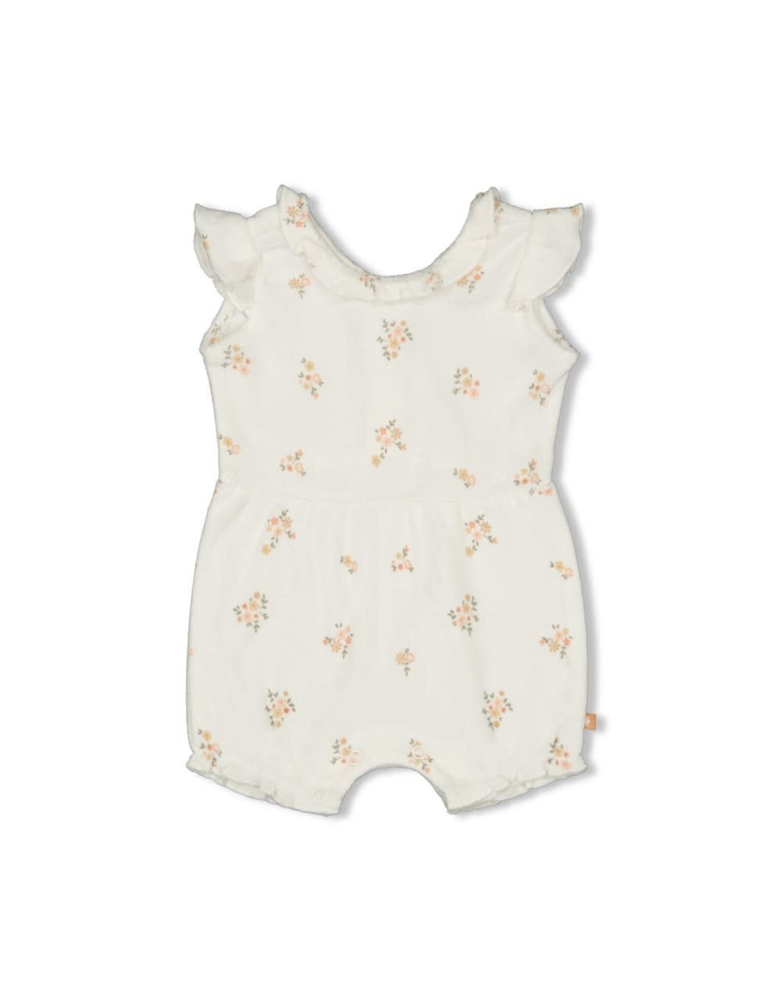 Feetje Playsuit AOP - Bloom With Love Offwhite