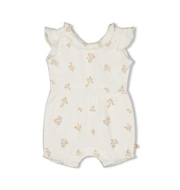 Feetje Playsuit AOP - Bloom With Love Offwhite