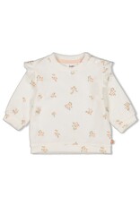 Feetje Sweater AOP - Bloom With Love Offwhite