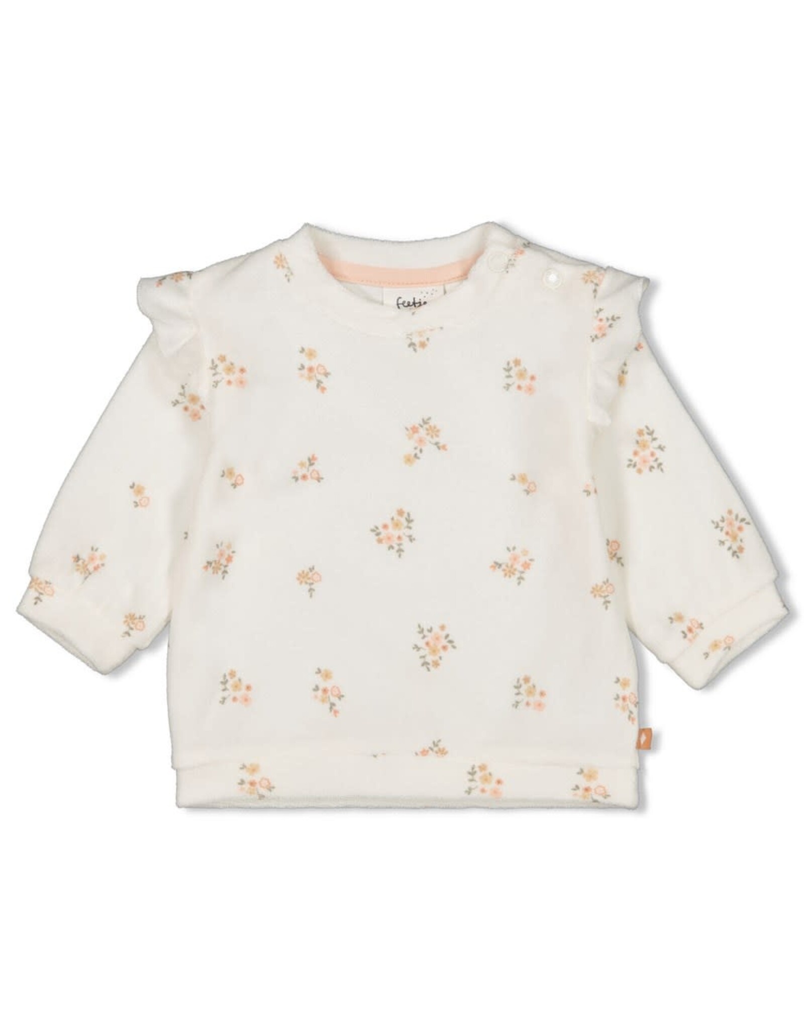Feetje Sweater AOP - Bloom With Love Offwhite