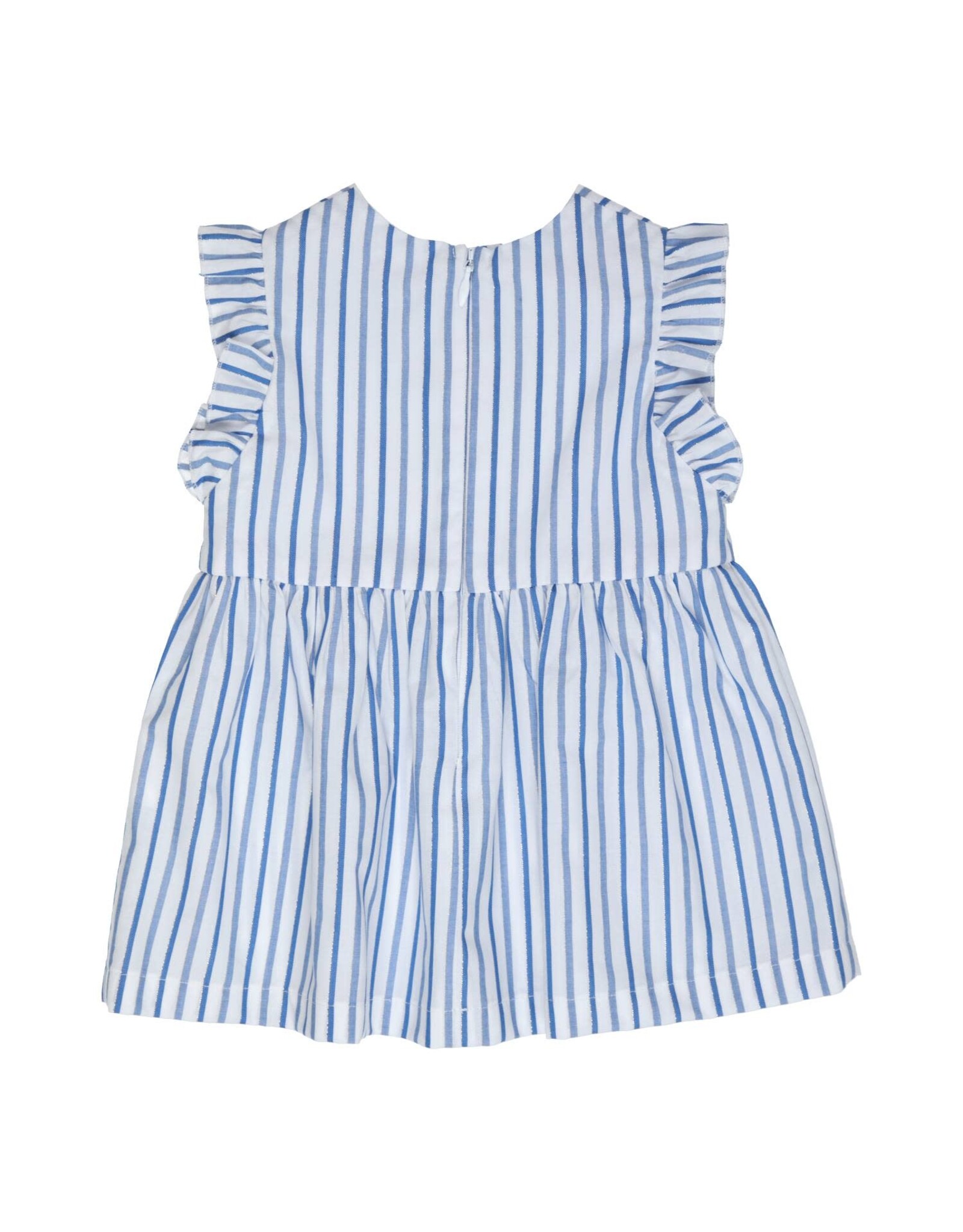 Gymp Pinafore Kaja Blue - White