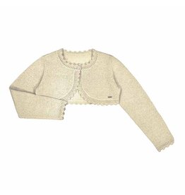 Mayoral Basic knit bolero Champagne