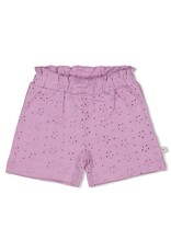 Feetje Short broderie - Splash Violet