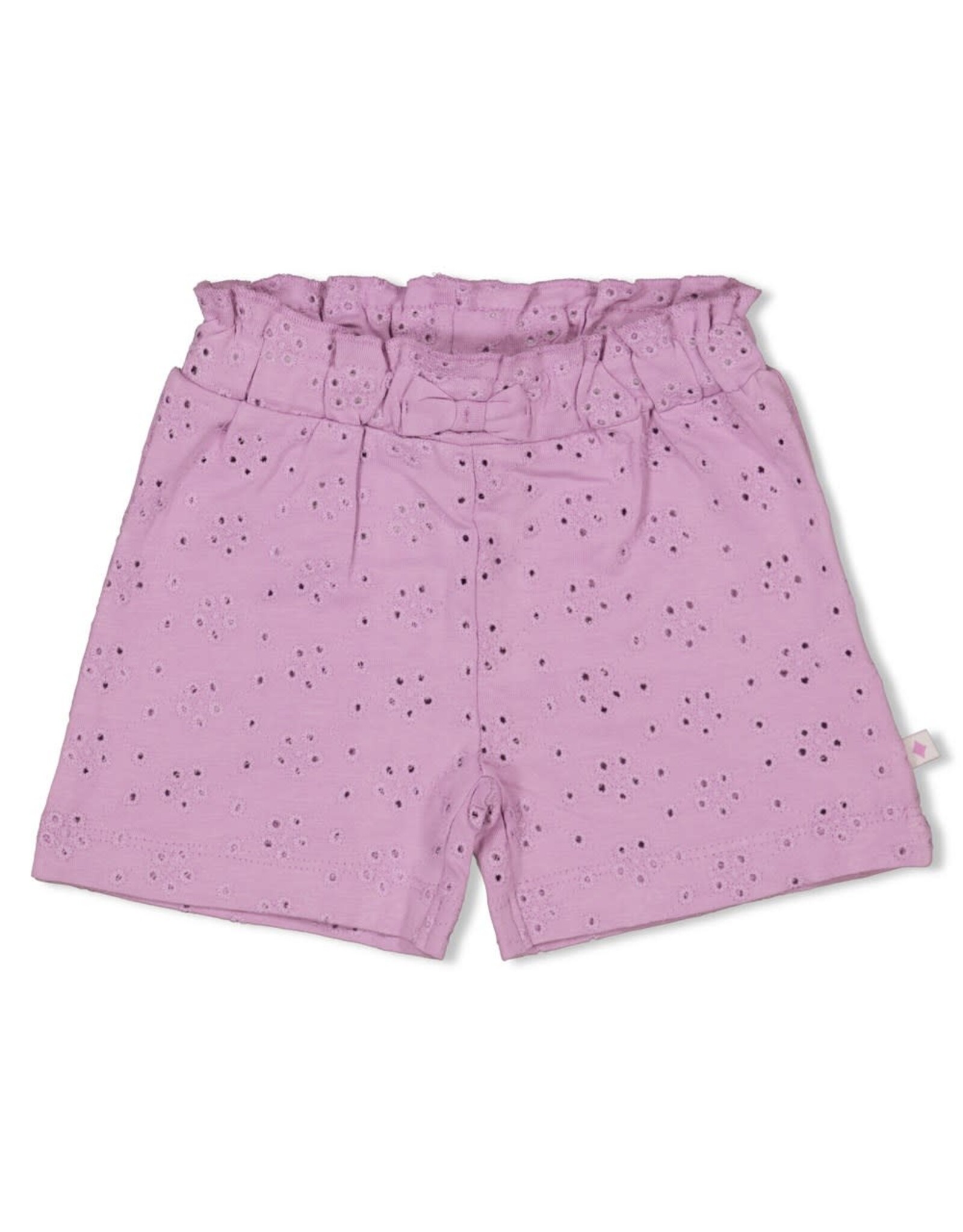 Feetje Short broderie - Splash Violet