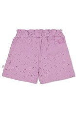 Feetje Short broderie - Splash Violet