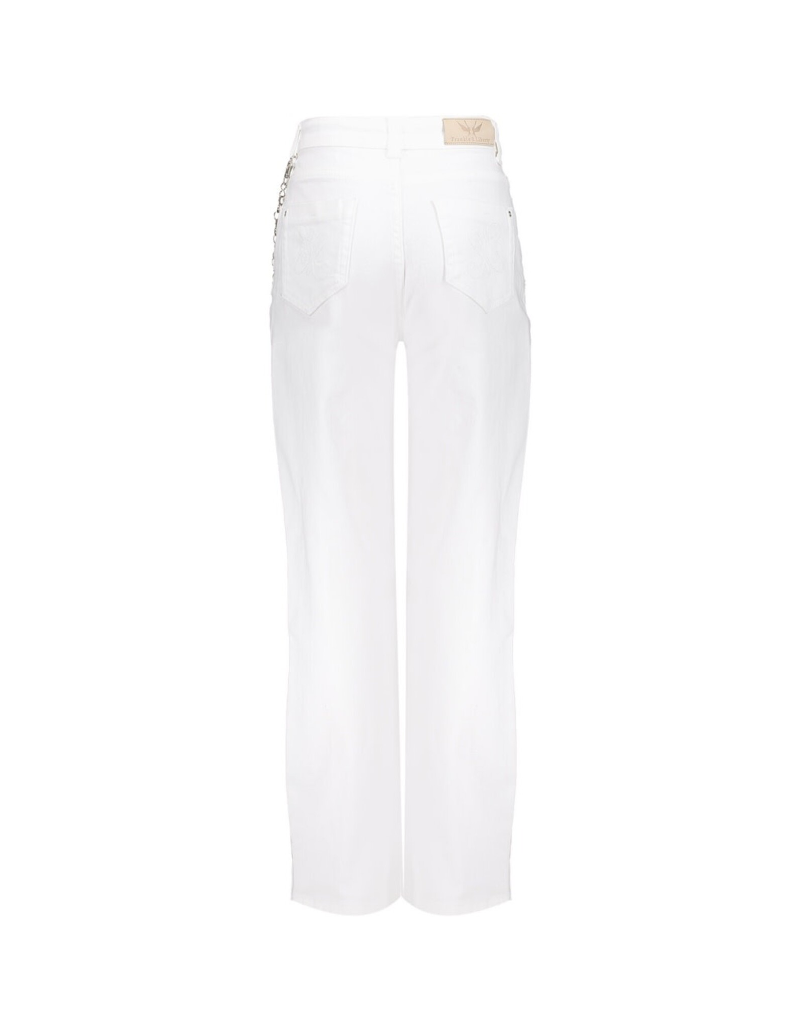 FRANKIE&LIBERTY Frankie Straight Leg Chalk White Denim