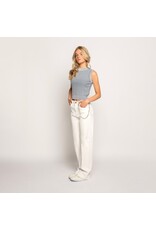 FRANKIE&LIBERTY Frankie Straight Leg Chalk White Denim