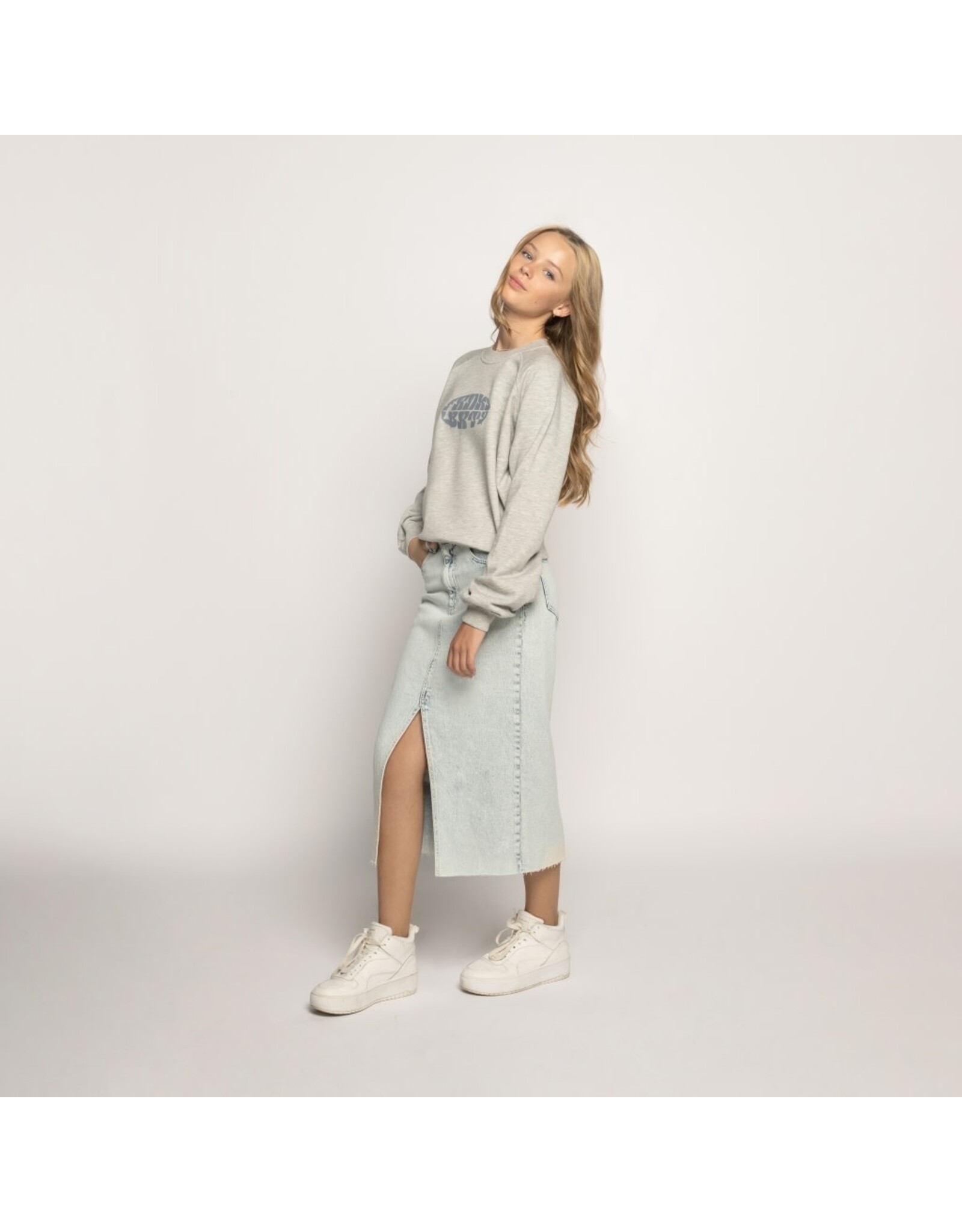 FRANKIE&LIBERTY Meavy Sweater 13 LIGHT GREY MELANGE