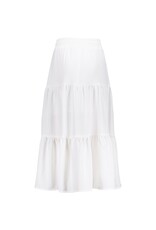 FRANKIE&LIBERTY Niki Midi Skirt BRIGHT WHITE