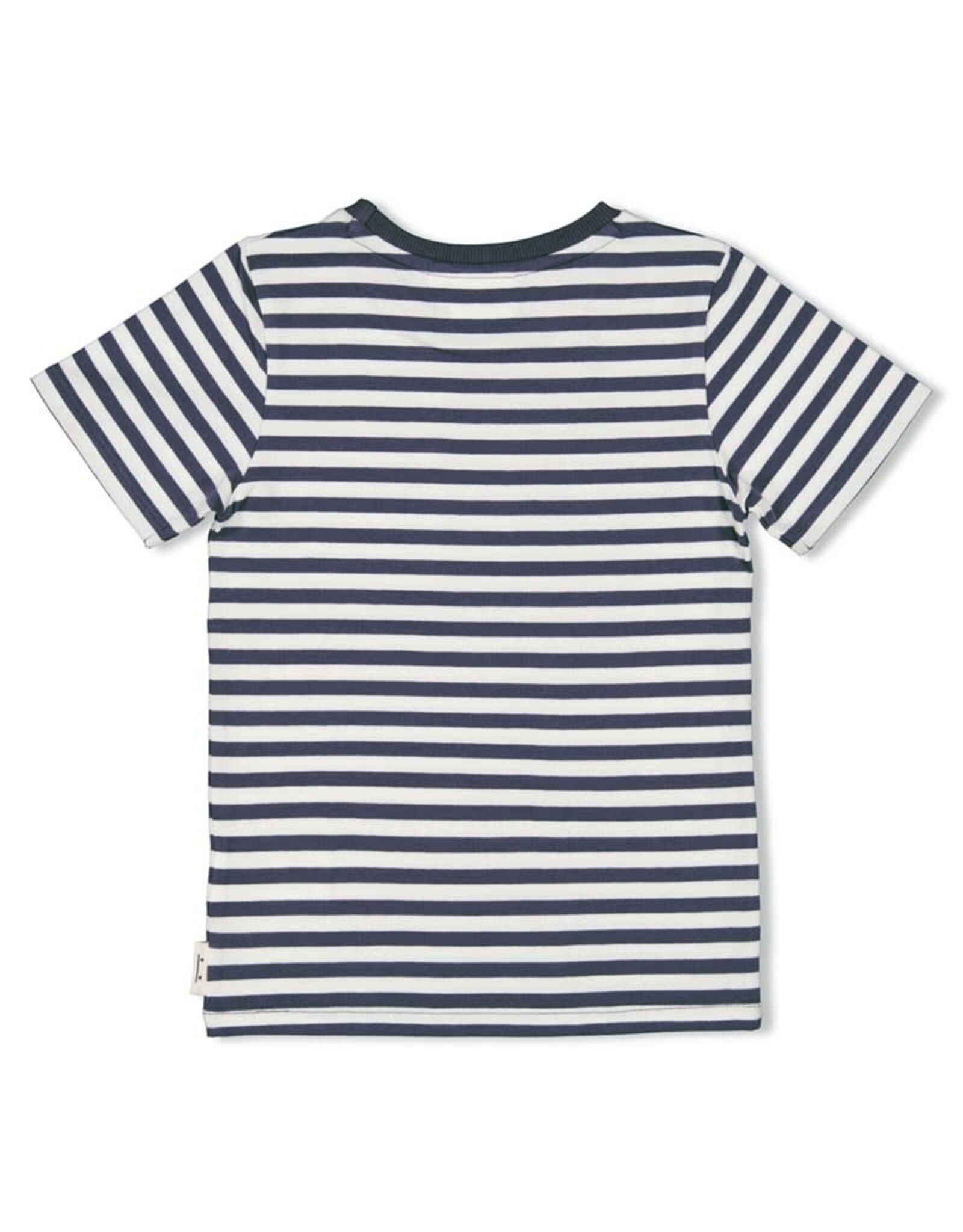 Sturdy T-shirt streep - The Getaway Indigo