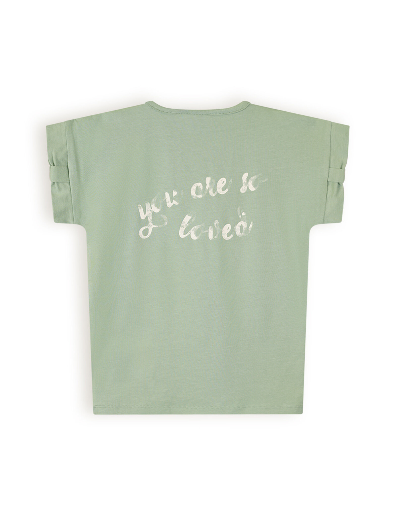 Nono Kamelle T-Shirt: You Are So Loved Sage Green
