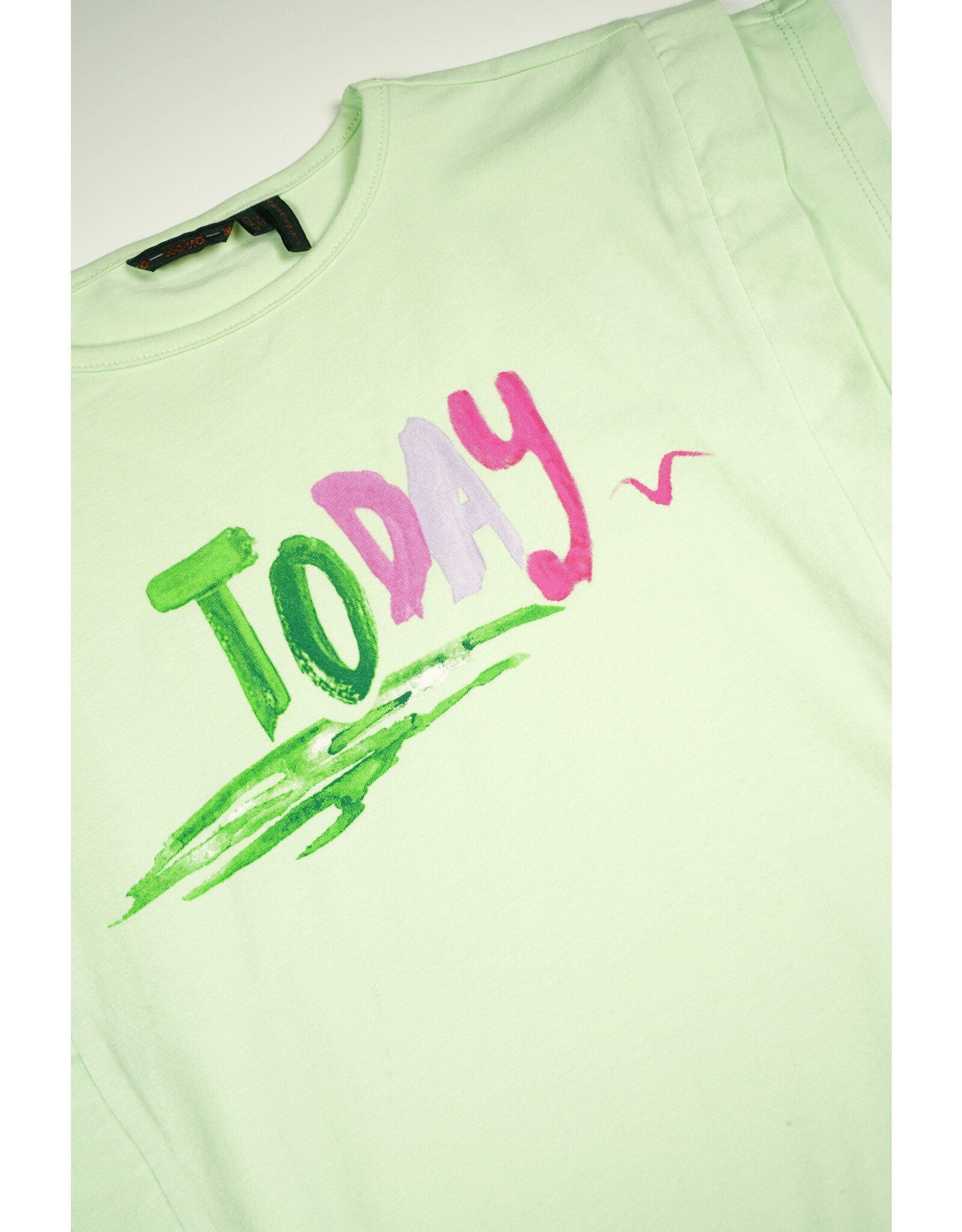 Nono Kiam T-Shirt with Today print Spring Meadow Green