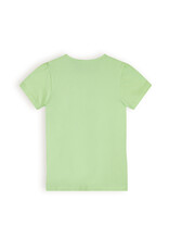 Nono Kono Basic Tshirt with small embro at chest Spring Meadow Green