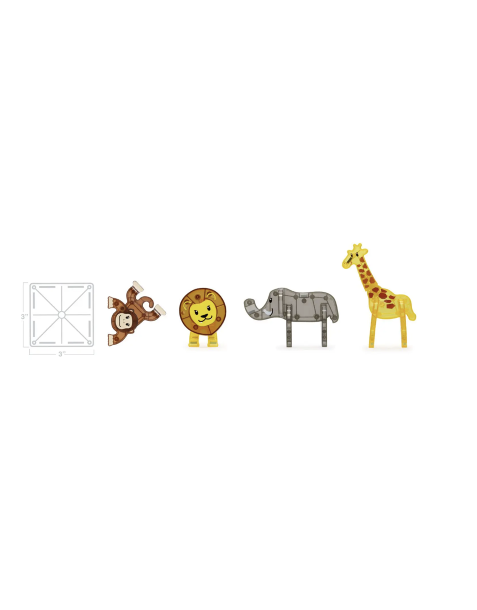 Magna-Tiles Magna Tiles Safari Animals 25 stuks