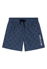 Indian Blue Jeans Beachshort Check Steel Blue