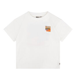 Daily7 Organic T-Shirt Daily 7 Waves Off White