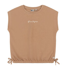 Daily7 Organic T-shirt Pour Toujours Camel sand