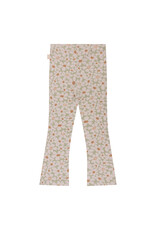 Daily7 Flared Flower Rib Pants Stone Army