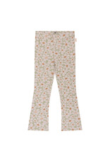 Daily7 Flared Flower Rib Pants Stone Army